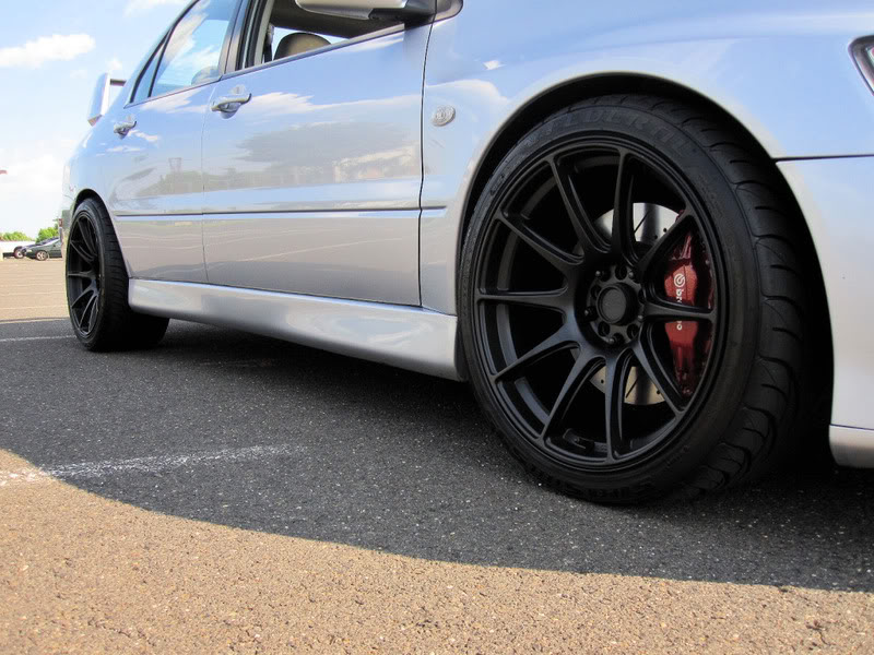 photo 1 Mitsubishi Lancer Evolution custom wheels XXR 527 18x9.75, ET +20, tire size 255/35 R18. x ET