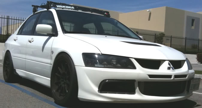 photo 4 Mitsubishi Lancer Evolution custom wheels   18x10.5, ET +7, tire size X R18. x ET 