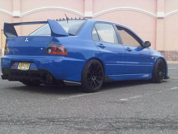 photo 1 Mitsubishi Lancer Evolution custom wheels   18x9.0, ET +30, tire size 235/40 R18. x ET