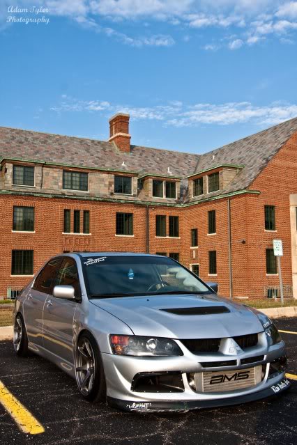 photo 3 Mitsubishi Lancer Evolution custom wheels MB Battle 17x9.5, ET +15, tire size 205/45 R17. x ET