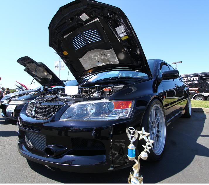 photo 1 Mitsubishi Lancer Evolution custom wheels   18x10.0, ET +38, tire size 295/30 R18. x ET