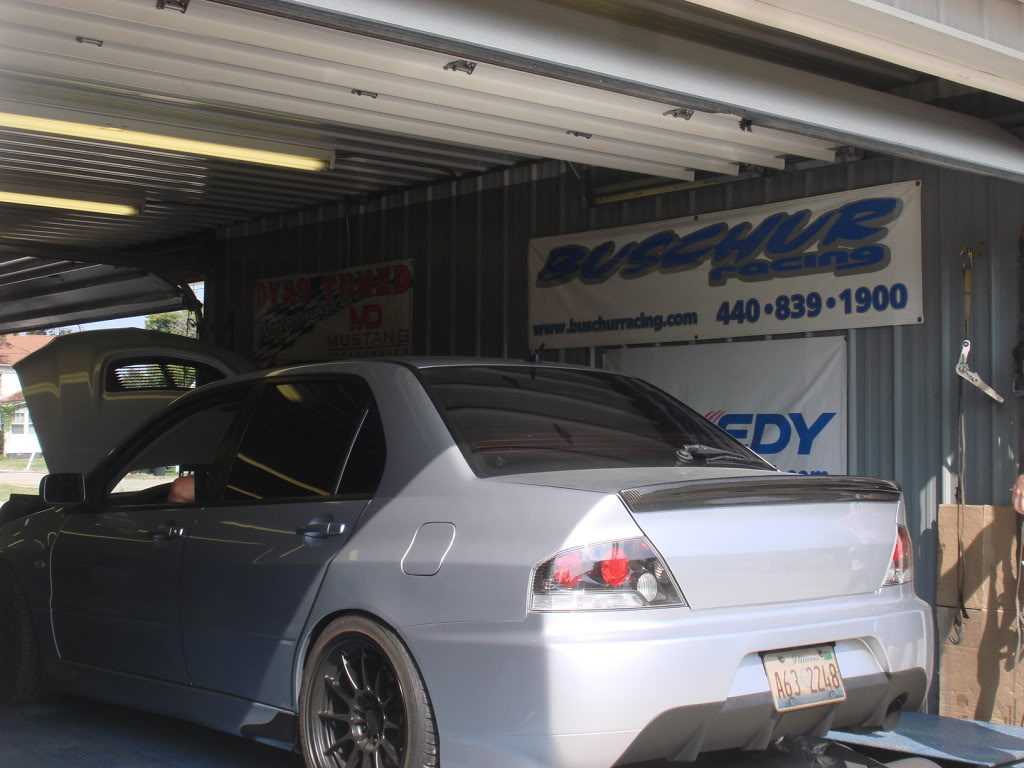 photo 2 Mitsubishi Lancer Evolution custom wheels Enkei NT03M 18x9.5, ET +27, tire size 265/35 R18. x ET