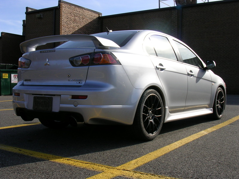 photo 2 Mitsubishi Lancer Evolution custom wheels Bremmer Kraft BR05 18x8.0, ET +45, tire size 235/40 R18. x ET