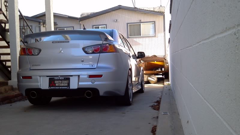 photo 1 Mitsubishi Lancer Evolution custom wheels Enkei OEM Evo VIII 17x8.0, ET +38, tire size 255/40 R17. x ET