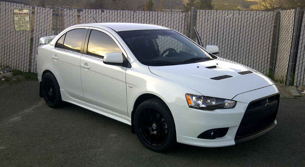 photo 2 Mitsubishi Lancer Evolution custom wheels TSW Nurburgring 17x8.0, ET +35, tire size 245/45 R17. x ET