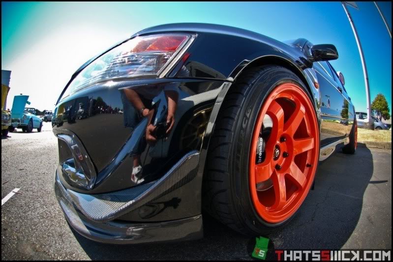 photo 1 Mitsubishi Lancer Evolution custom wheels Rota Grid 18x9.5, ET +20, tire size 245/40 R18. x ET