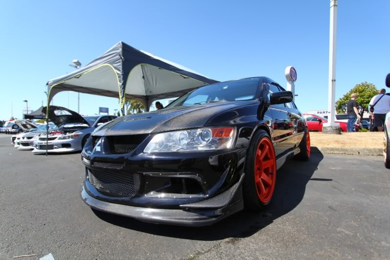 photo 3 Mitsubishi Lancer Evolution custom wheels Rota Grid 18x9.5, ET +20, tire size 245/40 R18. x ET