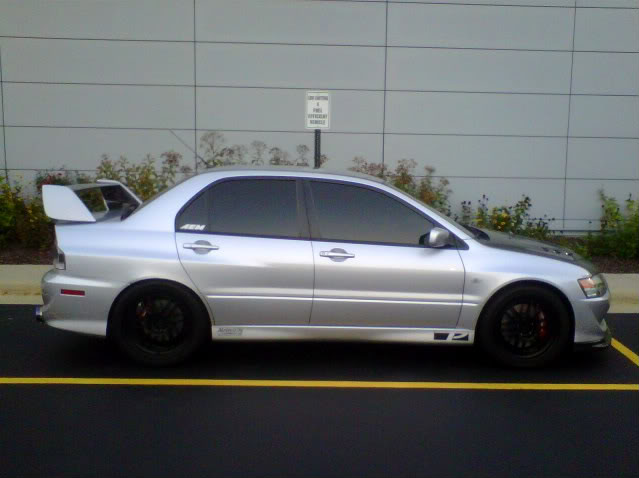 photo 1 Mitsubishi Lancer Evolution custom wheels Enkei RPF1 18x8.5, ET , tire size X R18. x ET