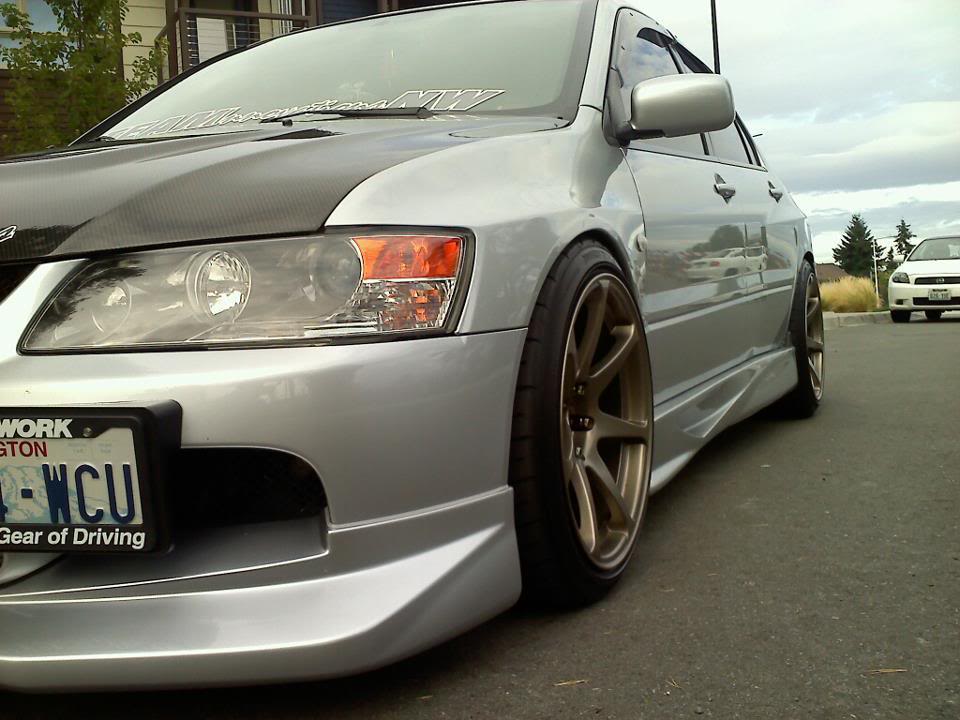 photo 1 Mitsubishi Lancer Evolution custom wheels MB Battle 18x9.5, ET +15, tire size 235/40 R18. x ET