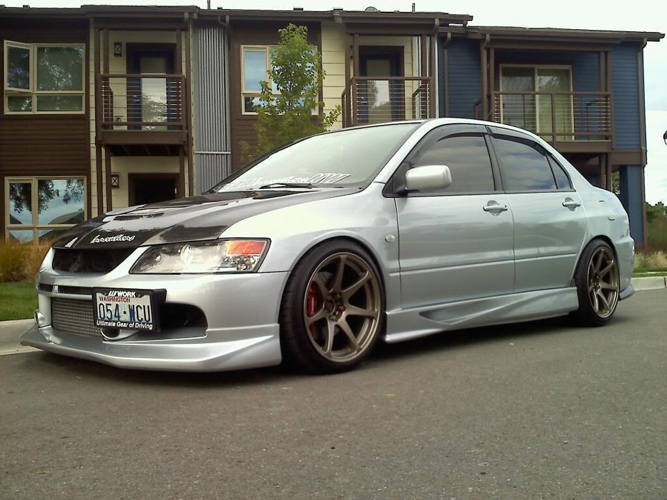 photo 4 Mitsubishi Lancer Evolution custom wheels MB Battle 18x9.5, ET +15, tire size 235/40 R18. x ET