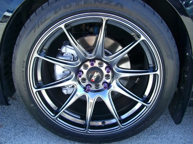 photo 1 Mitsubishi Lancer Evolution custom wheels XXR 527 18x8.75, ET +35, tire size 245/40 R18. x ET