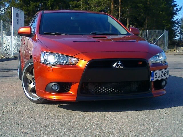 photo 1 Mitsubishi Lancer Sportback custom wheels Lenso PD1 18x9.5, ET +40, tire size 225/40 R18. x ET