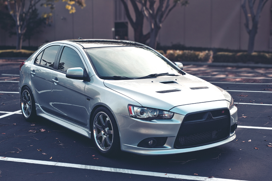 photo 1 Mitsubishi Lancer Sportback custom wheels Rays Gram Lights 57S-PRO 18x8.5, ET +43, tire size 245/40 R18. 18x9.0 ET+33 