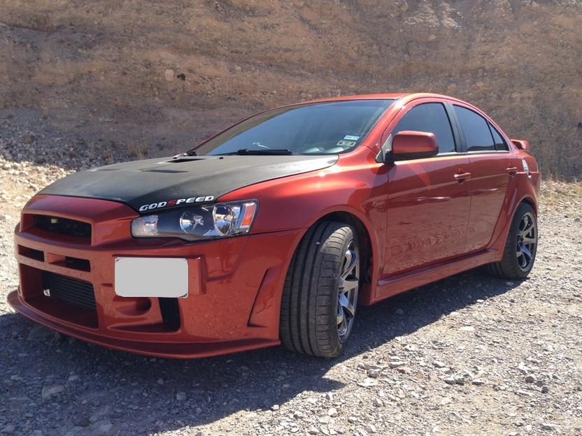 photo 2 Mitsubishi Lancer custom wheels XXR 522 18x9.5, ET +25, tire size 245/40 R18. x ET 255/40 R