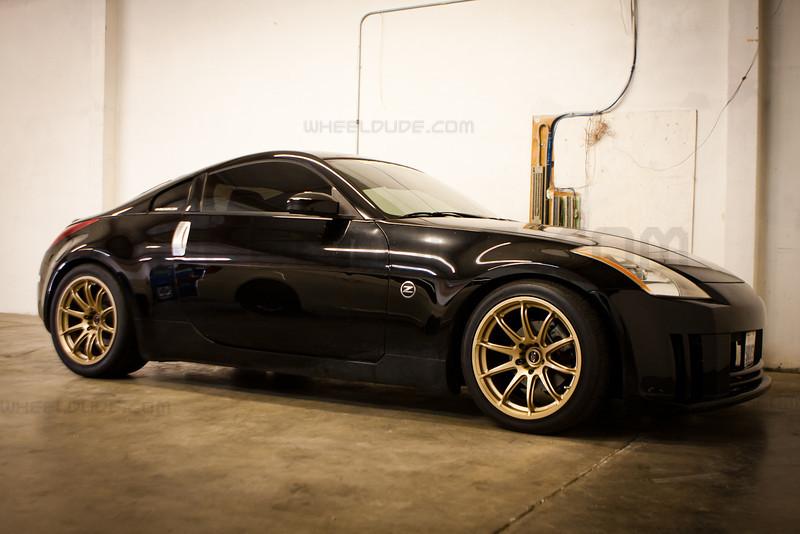 photo 2 Nissan 350Z custom wheels Rota T2R 18x10.0, ET +25, tire size X R18. x ET
