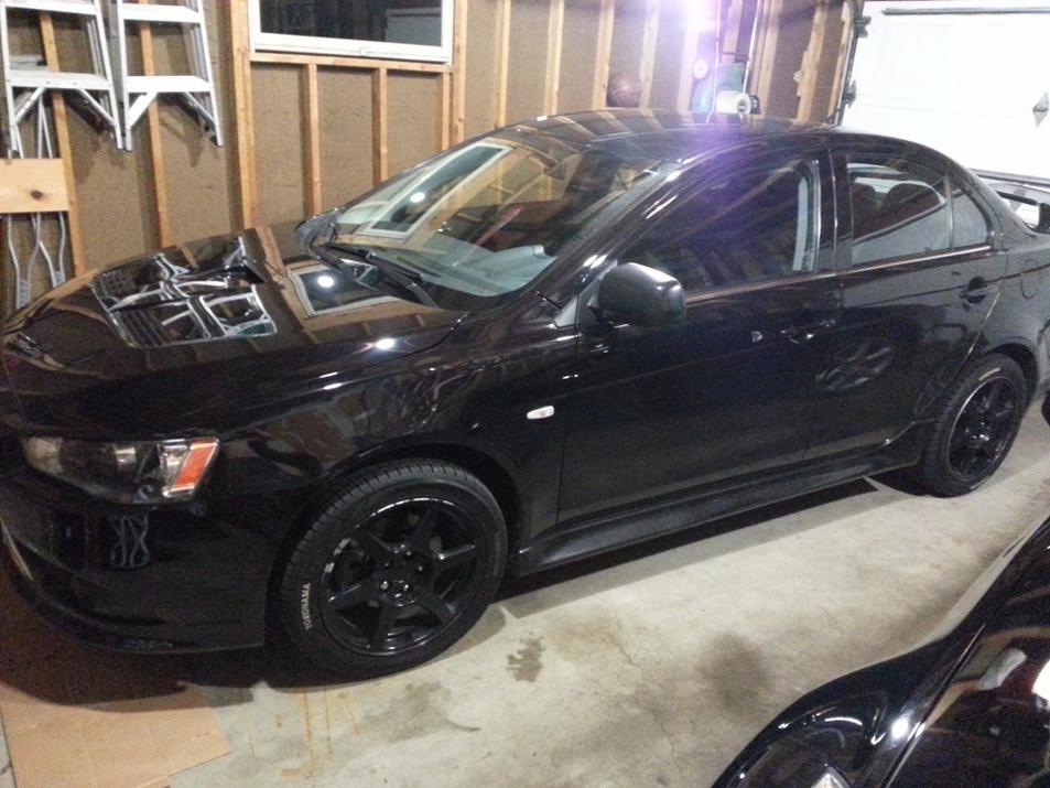 photo 1 Mitsubishi Lancer Evolution custom wheels Enkei  17x8.0, ET +35, tire size 235/45 R17. x ET