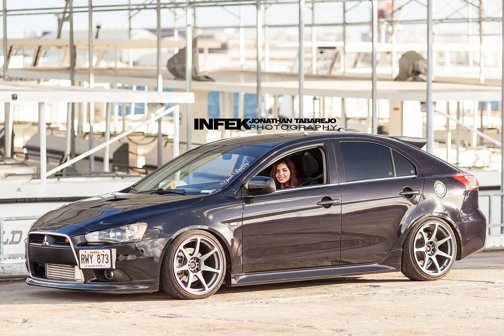 photo 5 Mitsubishi Lancer Sportback custom wheels MB Battles 18x9.5, ET +10, tire size 215/40 R18. x ET