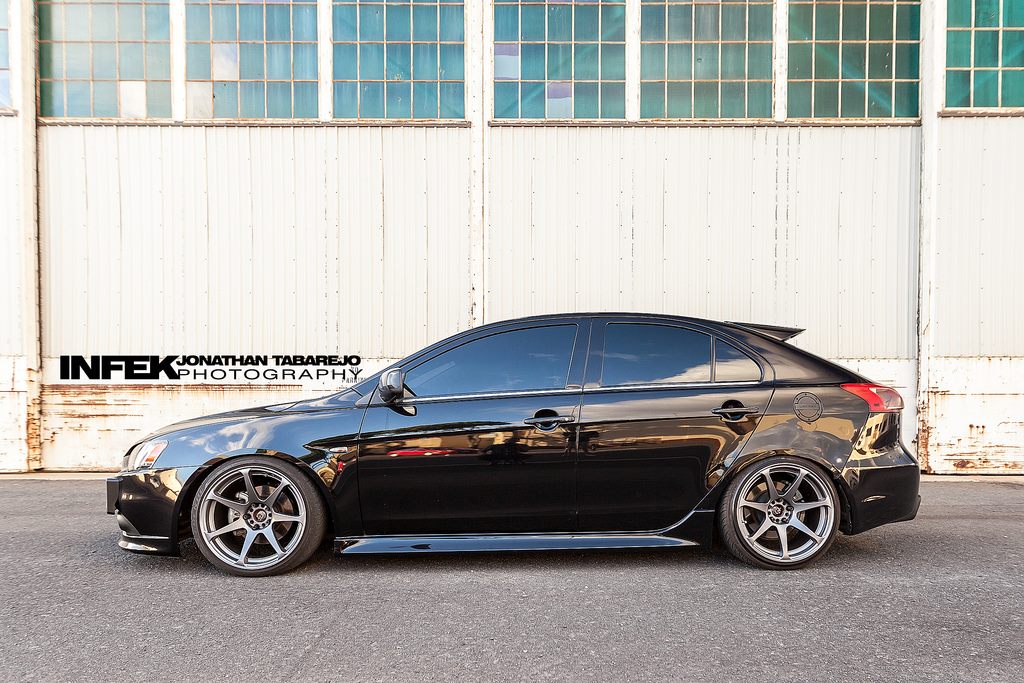photo 7 Mitsubishi Lancer Sportback custom wheels MB Battles 18x9.5, ET +10, tire size 215/40 R18. x ET