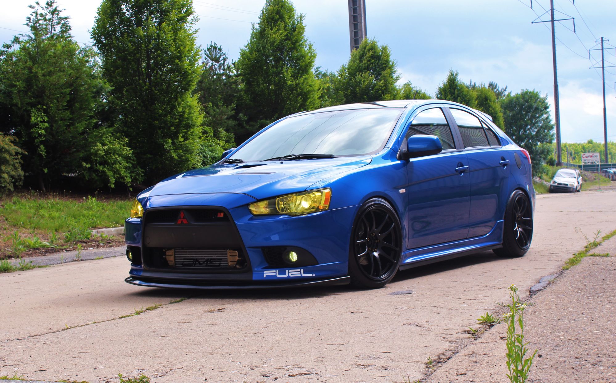 photo 1 Mitsubishi Lancer Sportback custom wheels Vordoven Forme9 18x9.5, ET +34, tire size 225/40 R18. x ET