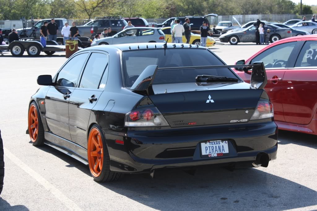 photo 3 Mitsubishi Lancer Evolution custom wheels Volk Rays  18x9.5, ET +22, tire size 245/35 R18. x ET