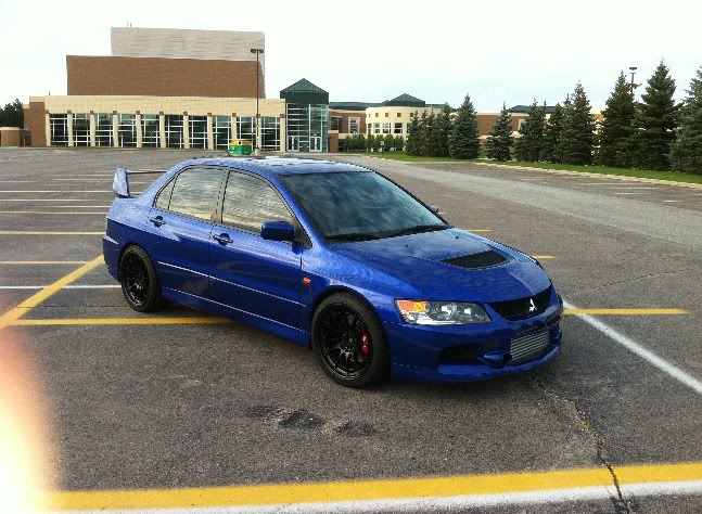 photo 2 Mitsubishi Lancer Evolution custom wheels Enkei NT03 18x9.5, ET +27, tire size X R18. x ET 