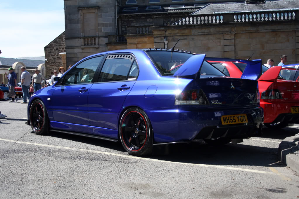 photo 2 Mitsubishi Lancer Evolution custom wheels Ray Volks TE37 18x8.5, ET +30, tire size 245/40 R18. x ET 
