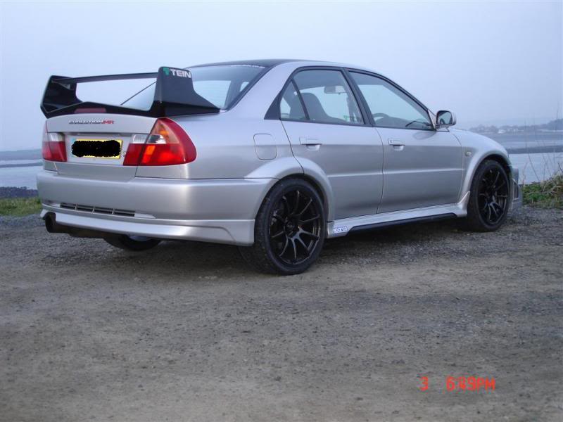 photo 1 Mitsubishi Lancer Evolution custom wheels Rota Force Drifts 18x9.0, ET +27, tire size 245/35 R18. x ET