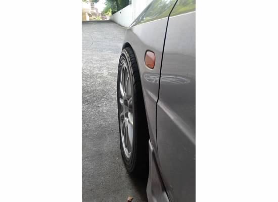 photo 2 Mitsubishi Lancer Evolution custom wheels OEM Mitsubishi Lancer Evolution X 18x8.5, ET +38, tire size 245/40 R18. x ET