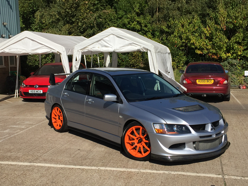 photo 1 Mitsubishi Lancer Evolution custom wheels Rota G Force 18x9.0, ET +30, tire size 235/40 R18. x ET