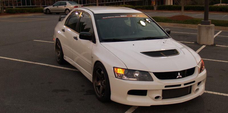 photo 2 Mitsubishi Lancer Evolution custom wheels Rota P45R 18x9.5, ET +30, tire size 255/40 R18. x ET