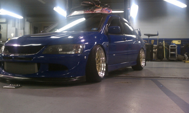 photo 1 Mitsubishi Lancer Evolution custom wheels XXR 521 18x10.0, ET +25, tire size 225/45 R18. x ET