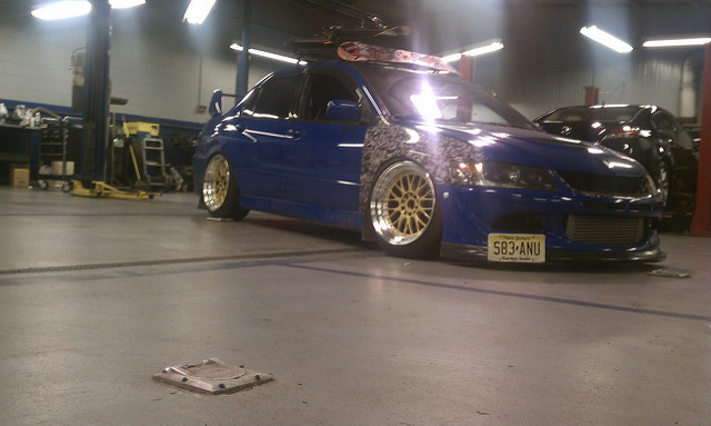 photo 3 Mitsubishi Lancer Evolution custom wheels XXR 521 18x10.0, ET +25, tire size 225/45 R18. x ET