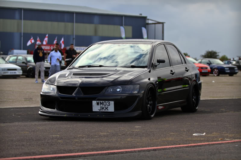 photo 1 Mitsubishi Lancer Evolution custom wheels Work XD9 18x10.0, ET , tire size X R18. x ET