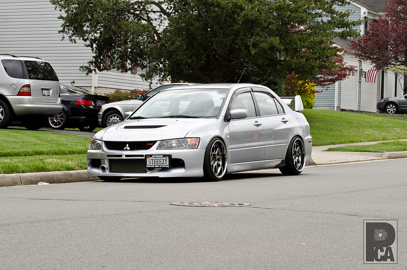 photo 1 Mitsubishi Lancer Evolution custom wheels Work XD9 18x10.0, ET +18, tire size X R18. x ET