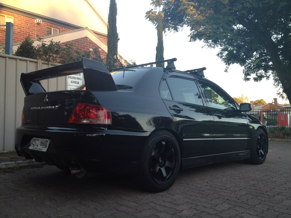 photo 1 Mitsubishi Lancer Evolution custom wheels   17x9.0, ET +25, tire size X R17. x ET