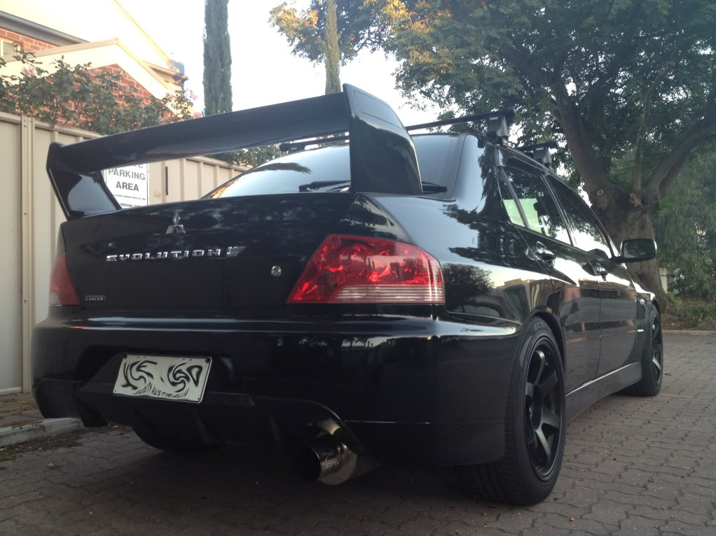 photo 3 Mitsubishi Lancer Evolution custom wheels   17x9.0, ET +25, tire size X R17. x ET