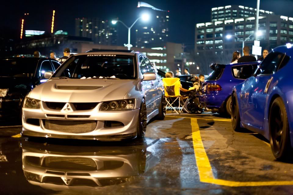 photo 1 Mitsubishi Lancer Evolution custom wheels   18x9.75, ET , tire size 235/40 R18. x ET