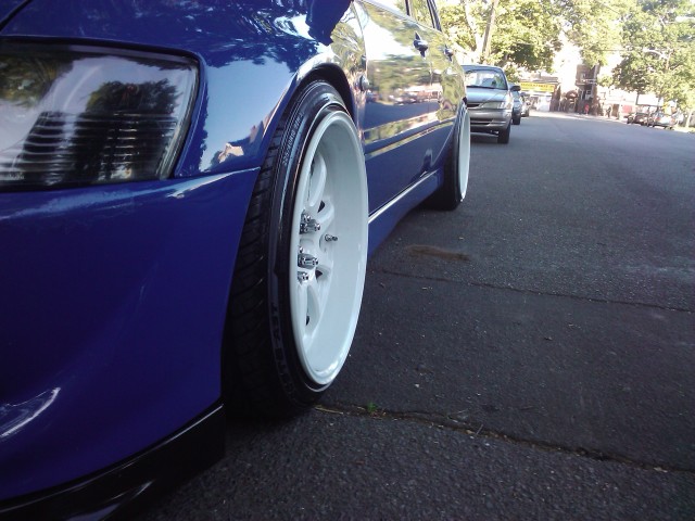 photo 1 Mitsubishi Lancer Evolution custom wheels Work XD9 18x10.0, ET , tire size 225/40 R18. x ET
