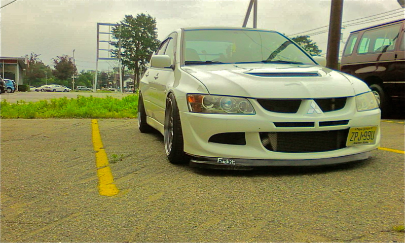 photo 1 Mitsubishi Lancer Evolution custom wheels Linea Corse LeMan 18x9.5, ET +17, tire size 235/40 R18. x ET