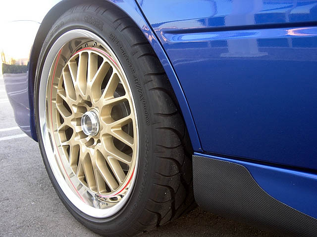 photo 2 Mitsubishi Lancer Evolution custom wheels Volk GT-U 18x9.0, ET +29, tire size 255/35 R18. x ET