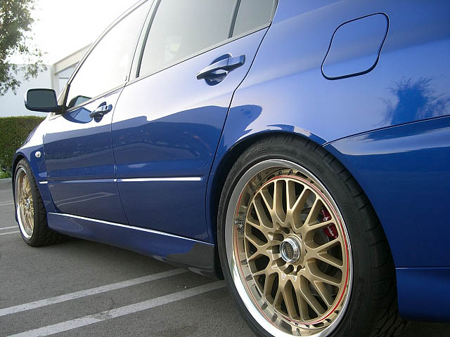 photo 3 Mitsubishi Lancer Evolution custom wheels Volk GT-U 18x9.0, ET +29, tire size 255/35 R18. x ET