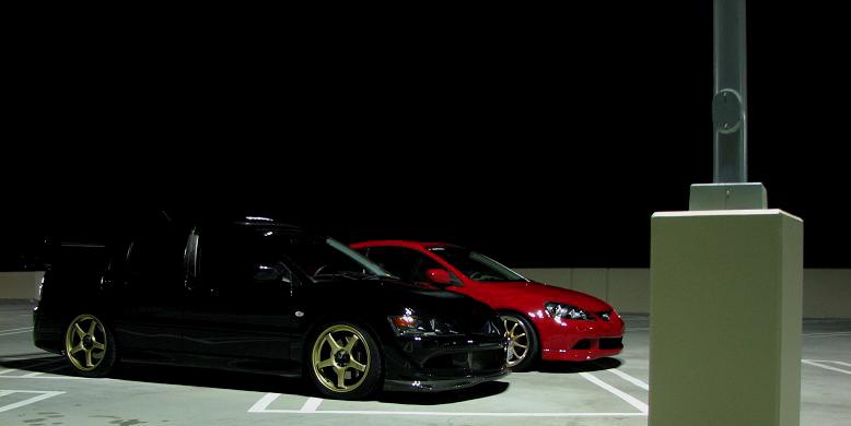 photo 2 Mitsubishi Lancer Evolution custom wheels Advan TCII 18x9.5, ET +35, tire size 245/40 R18. x ET