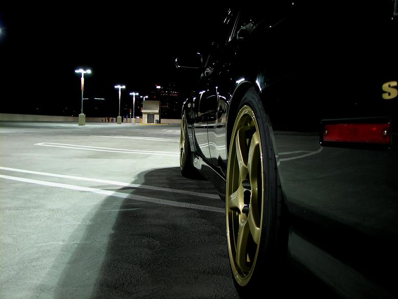 photo 1 Mitsubishi Lancer Evolution custom wheels Advan TCII 18x9.5, ET +35, tire size 245/40 R18. x ET