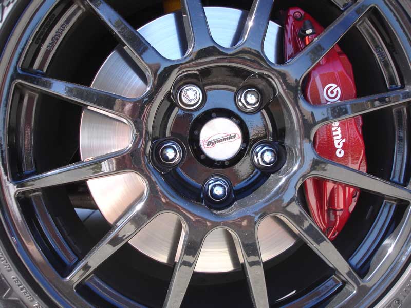 photo 2 Mitsubishi Lancer Evolution custom wheels Team Dynamic Pro Race 1 FQ 400 17x8.0, ET +35, tire size 255/40 R17. x ET