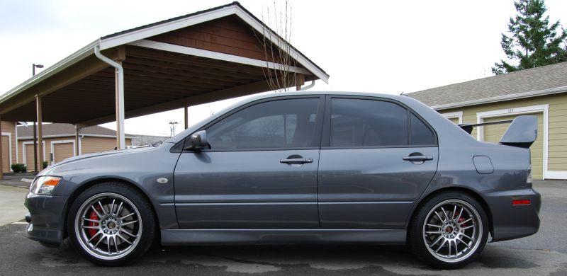 photo 4 Mitsubishi Lancer Evolution custom wheels Volk Racing RE30 18x9.5, ET +34, tire size 265/35 R18. x ET