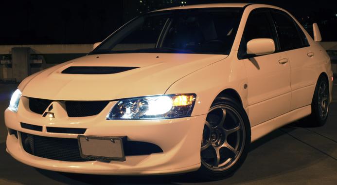 photo 1 Mitsubishi Lancer Evolution custom wheels Advan RGII 17x9.0, ET +29, tire size 255/40 R17. x ET