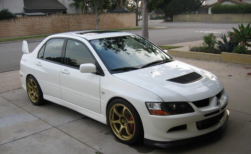 photo 1 Mitsubishi Lancer Evolution custom wheels Advan RGII 18x9.0, ET +29, tire size 255/35 R18. x ET