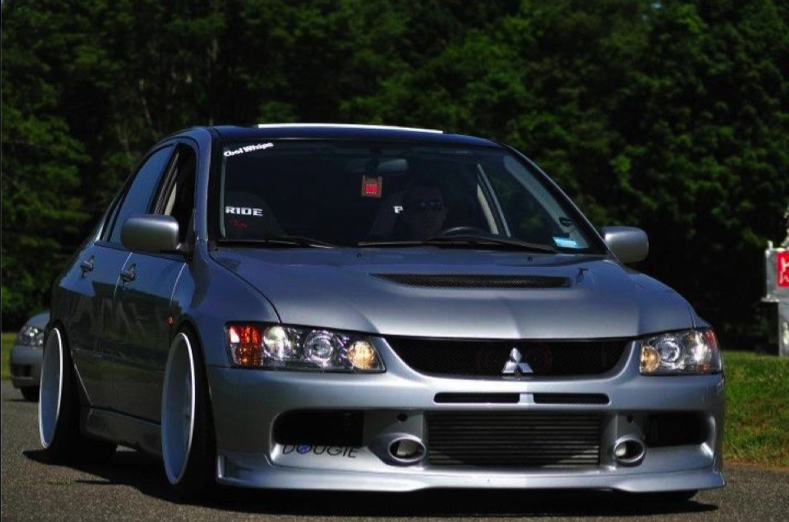 photo 1 Mitsubishi Lancer Evolution custom wheels Work XD9 18x10.0, ET , tire size 225/35 R18. x ET