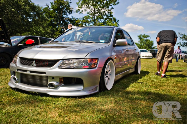 photo 2 Mitsubishi Lancer Evolution custom wheels Work XD9 18x10.0, ET , tire size 225/35 R18. x ET