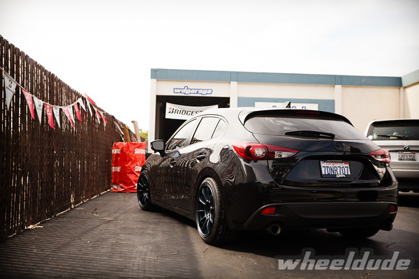 photo 1 Mazda Mazda3 custom wheels Rota SS10 18x9.5, ET +38, tire size 225/40 R18. x ET